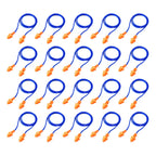 20 Pairs Corded Ear Plugs Reusable Silicone Earplugs with String Banded Ear Plug for Sleeping Noise Cancelling Noise Reduction H