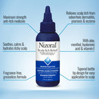 Nizoral Scalp Itch Relief Liquid-Relieves Scalp Itch and Soothes, Calms and Hydrates with Maximum Strength Anti-Itch Medicine (H
