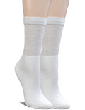 Yomandamor Womens Diabetic Crew Socks With Seamless Toe,6 Pairs Size 9-11