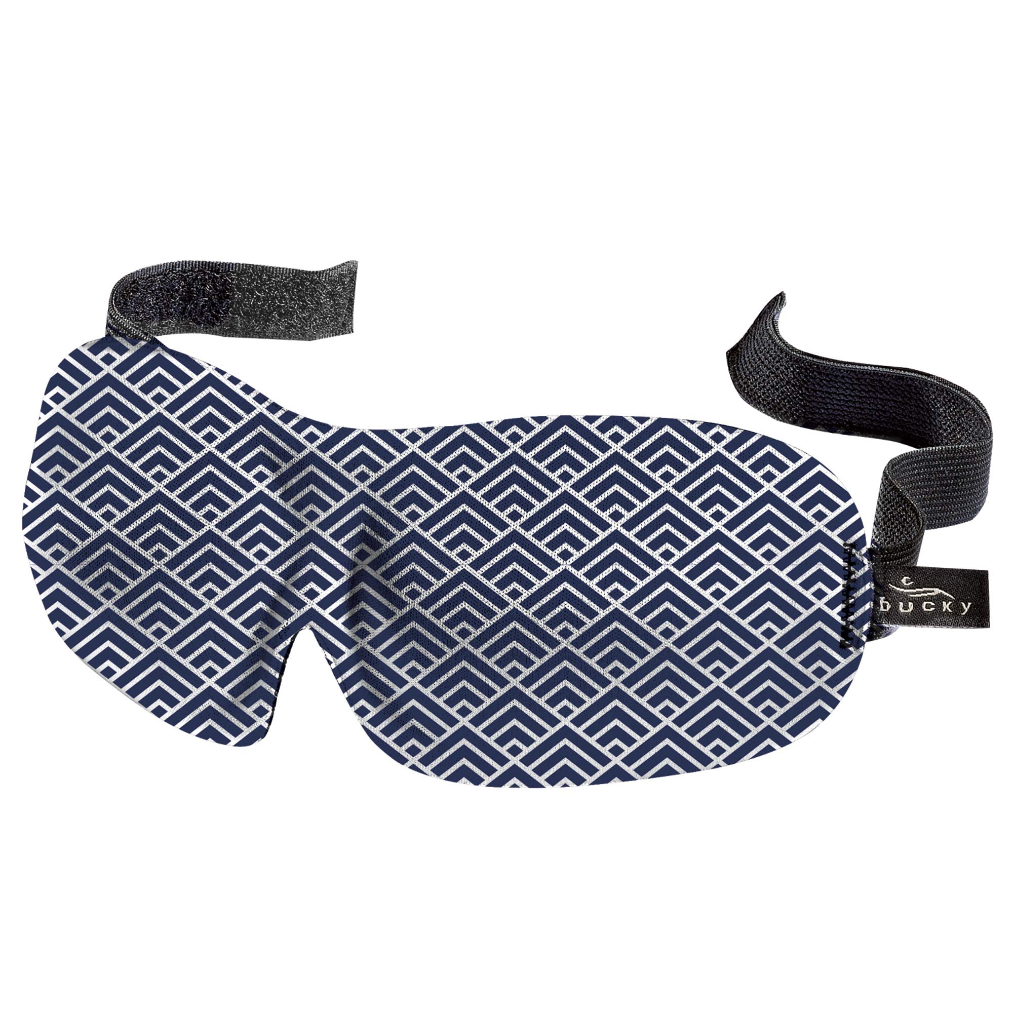 Bucky 40 Blinks No Pressure Eye Mask for Travel & Sleep, Blue Atlas, One Size
