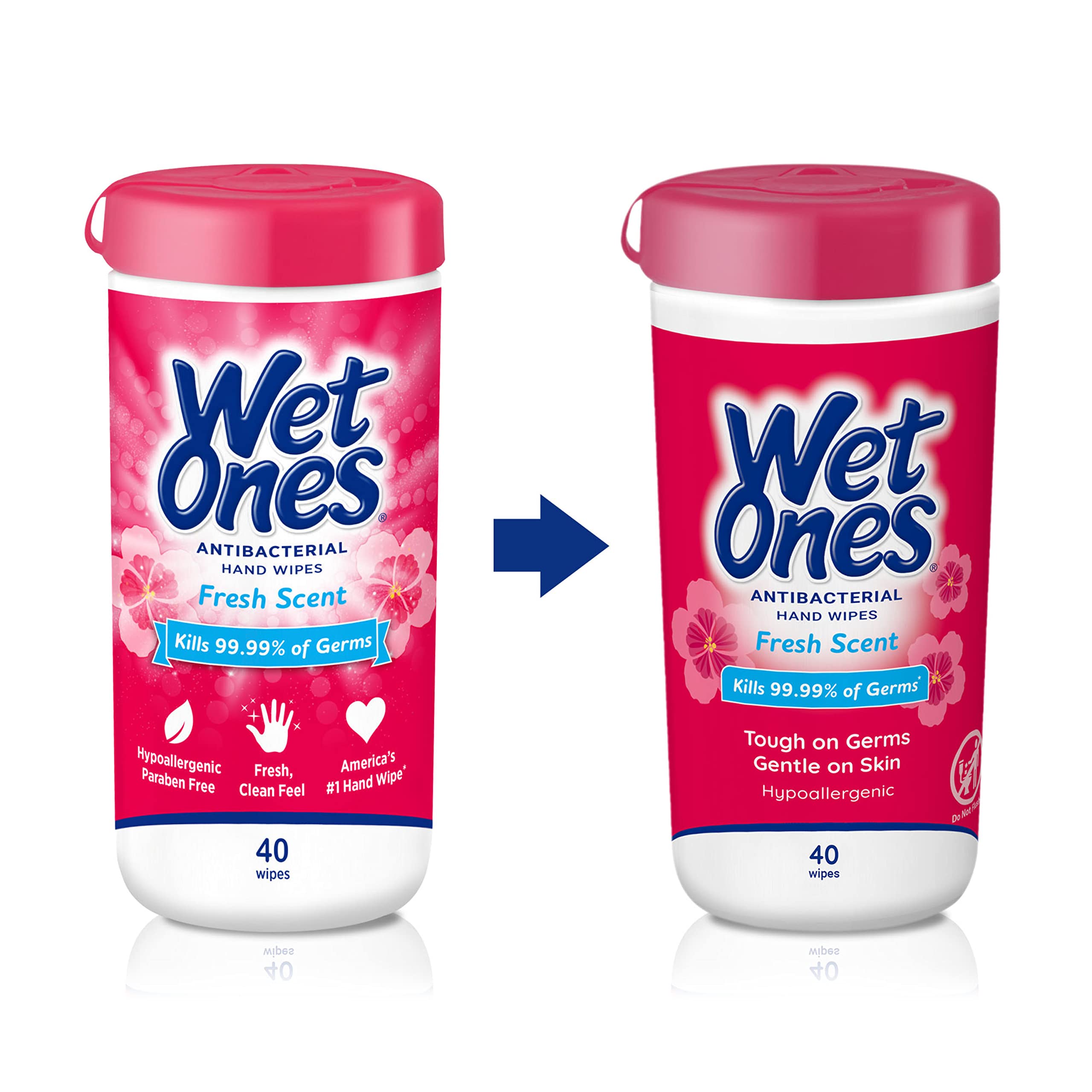 Wet Ones Antibacterial  Hand Wipes,  Fresh Scent Wipes | Antibacterial Wipes, Hand Sanitizer Wipes, Wet Ones Wipes, 40 ct. Canis