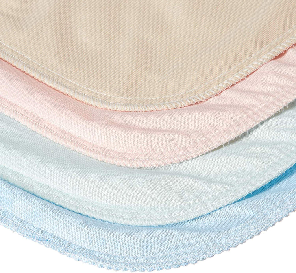 4 PACK 34x36 in Washable Bed Pads/Reusable Incontinence Underpads 34 x 36 - Blue, Green, Tan and Pink - Ideal for Children and A
