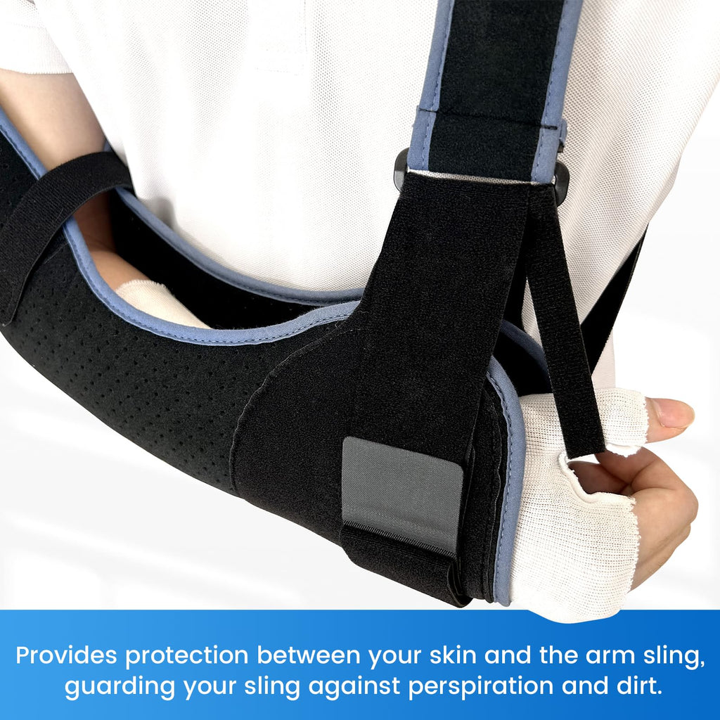 Velpeau Hand Socks for Splint (Pack of 10), Breathable, Thin Stockinette Tubing for Arm, Wrist Brace with Thumb Spica Liner, Cot