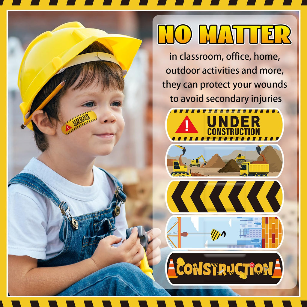 Panelee 120 Pcs Kids Dog Farm Animal Adhesive Bandages Monster Construction Trucks 20 Styles Puppy Cute Waterproof Breathable Ba