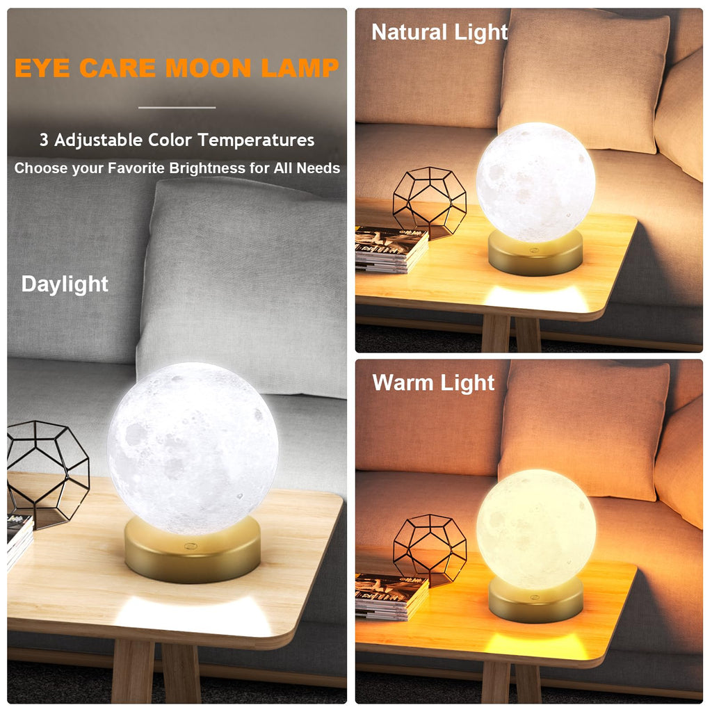 Doraubia Light Therapy Lamp,10000 Lux Sun Lamp with 3 Color Temperatures,Adjustable Brightness,Timer & Memory Function, Happy Da