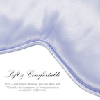 Coume Silk Sleep Mask Eye Coverings for Sleeping Smooth Soft Eye Covers Mask with Elastic Strap for Sleeping Blocking Lights Tra