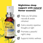 Bach RESCUE SLEEP Spray 7mL, Natural Sleep & Stress Relief Aid, Homeopathic Flower Essence, Vegan, Free of Melatonin, Sugar, and