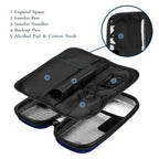 SHBC Insulin Cooler Travel Case for Diabetic Organize Medication Insulated Cooling Bag with 2 Ice Packs Blue