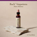 Bach Original Flower Remedies, Impatiens for Patience, Natural Homeopathic Flower Essence, Holistic Wellness, Vegan, 20mL Droppe