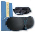 Sleep Eye Mask, 3D Contoured Eye Mask, Sleep Mask With Adjustable Strap, Soft And Comfortable Night Blindfold For Women Men, Eye