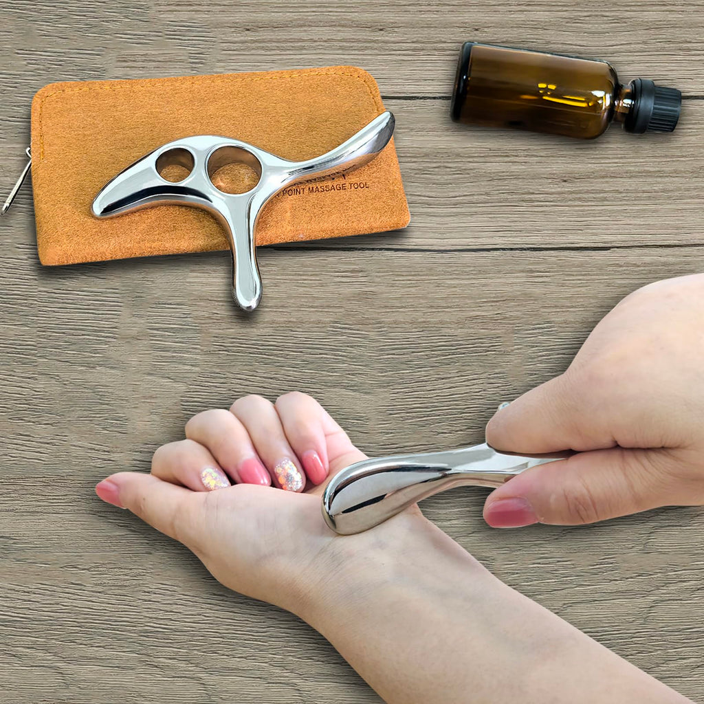 BYYDDIY Gua Sha Trigger Point Massage Tool & Muscle Scraper Tool -Thumb Protector,Deep Tissue Massage,Scraping Massage Tools (Ts