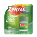 Zyrtec 24 HR Allergy Relief Liquid Gel Capsules, Cetirizine HCl Antihistamine, 12 ct