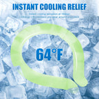 Maginno Neck Cooler, Wearable Cooling Tube Cool Neck Wraps for Extremely Hot Weather & Summer Heat, Hands Free Cold Ice Pack Gel