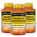 MASON NATURAL Probiotic Acidophilus, 150 Day Supply, Supports Regularity and Normal Digestion with Pectin & Calcium, 100 Capsule