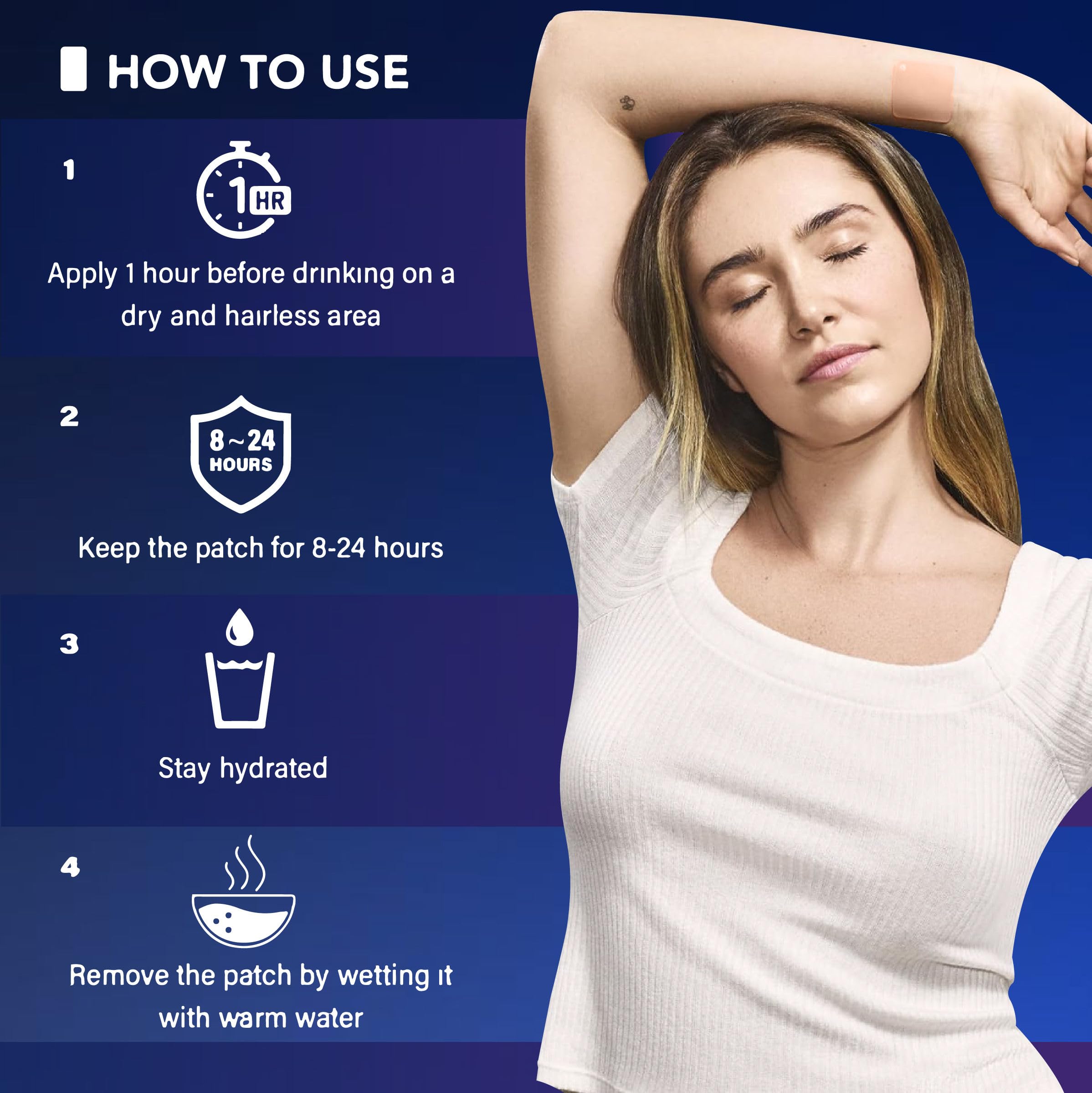 Party Recovery Patch - 42-Pack Party Patches - Wake Up Refreshed and Energized with Skin-Friendly Patch - Strong Adhesive for Se