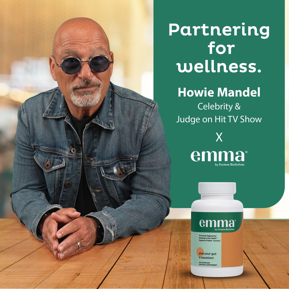 Emma Gut Health Supplement for Digestive Support & Bloating Relief – Doctor-Formulated, 60 Capsules