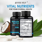 Neuropathy Support Natural Nerve Discomfort Relief - Made in USA - Nerve Antioxidant for Trigeminal Neuralgia, Diabetic & Periph