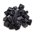 Apengshi Natural Black Tourmaline Raw Stone 1/2 lb(230g) Bulk Rough Natural Reiki Energy Purification Negative Energy Healing Cr