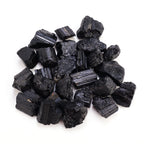 Apengshi Natural Black Tourmaline Raw Stone 1/2 lb(230g) Bulk Rough Natural Reiki Energy Purification Negative Energy Healing Cr