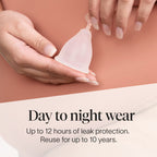 Cora Menstrual Period Cup | Comfortable, Easy to Use | Medical Grade Silicone | Flexible Fit | Leak Proof, Sustainable, Reusable