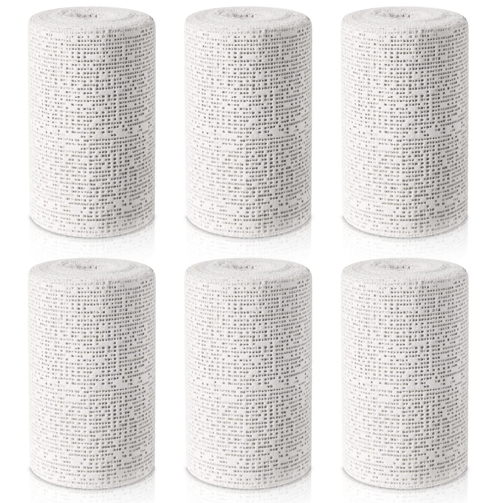 45ft - 211ft Plaster Cloth Rolls White Gauze Strips Wrap Bandages for Craft Belly Cast Mask Making Body Molds Scenery Art(4inch 
