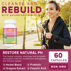 Cyrixs Health Candida Complex | Boost Your Immune System | All Natural Gut Cleanse with Herbs, Antifungals, Enzymes and Probioti