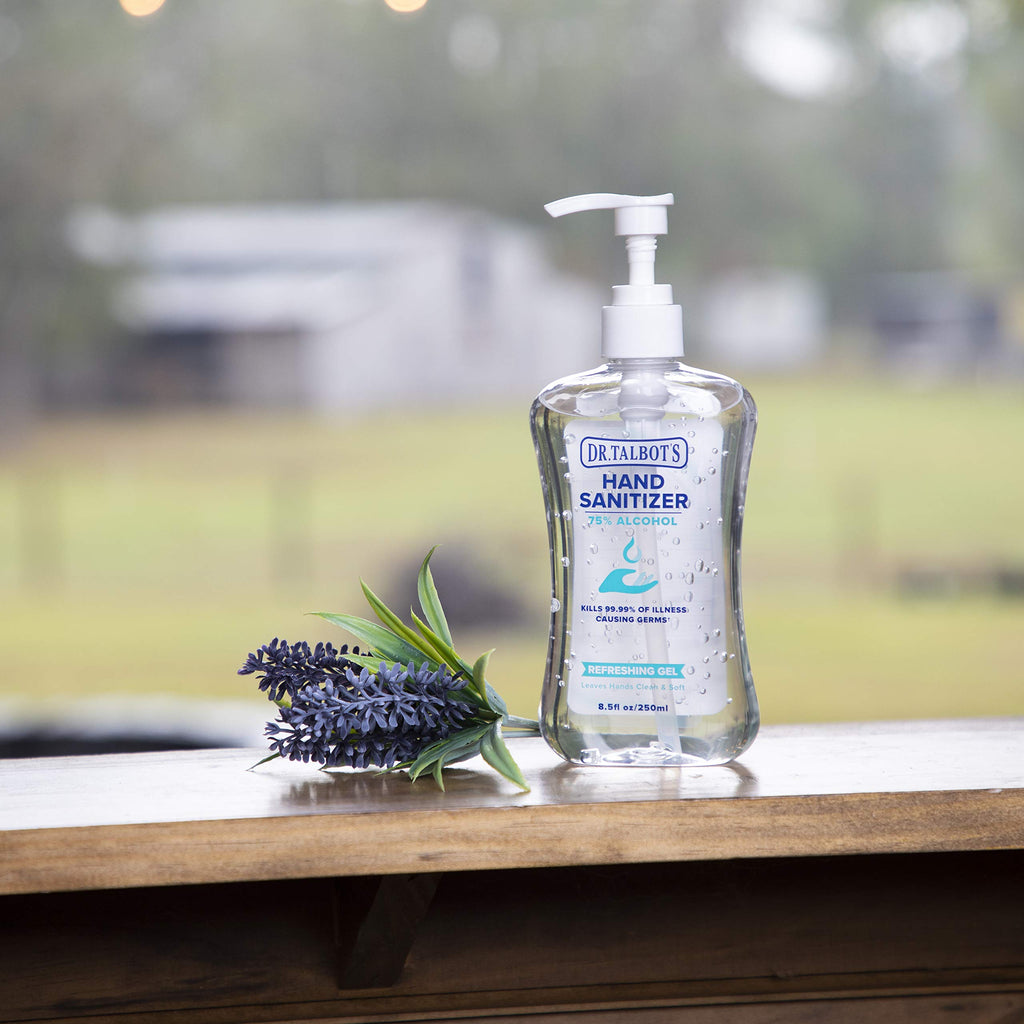 Dr. Talbots Refreshing Gel Hand Sanitizer With Easy Pump, Fragrance Free, 8.5 Fl Oz