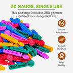 Lancets for Diabetes Testing - 30 Gauge Diabetic Lancets for Blood Testing and Glucose Testing - Fits Most Lancing Devices - Ste