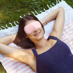 30 Pieces Blindfold Eye Cover Sleep Mask for Games Party Sleeping Travel with Nose Pad and Adjustable Strap (Multicolored)