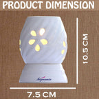 Signamio Aroma Burner Diffuser For Home Fragrance Lamp For Home,Office, Bathroom, Pooja Room, Meditation, Yoga - Dn-9 (Rose, San