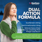 GenCare - Mucus Relief DM (150 Count Value Bottle) Dextromethorphan HBr 20mg Guaifenesin 400mg | Generic Mucus Relief DM | Immed