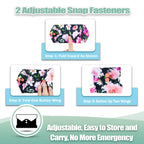wegreeco Reusable Menstrual Pads - Reusable Sanitary Pads | Reusable Panty Liners | Soft Cloth Menstrual Pads - 6 Pack with 1 Cl