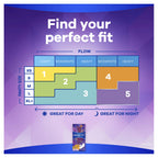 ALWAYS Radiant, Size 4, Overnight Sanitary Pads With Wings, Scented, 20 Count