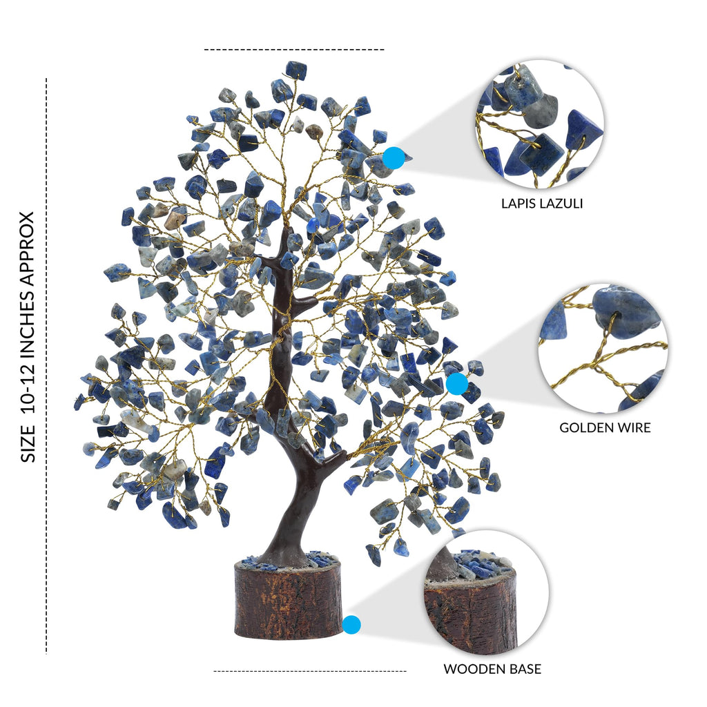Lapis Lazuli Tree, Spiritual Decor, Money Trees, Lapis Lazuli Crystal, Good Luck Gifts, Gemstone Tree, Lapis Lazuli Healing Ston