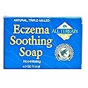 All Terrain Eczema Soothing Soap Bar, 4oz, To Cleanse & Calm Itchy, Irritated Eczema Skin
