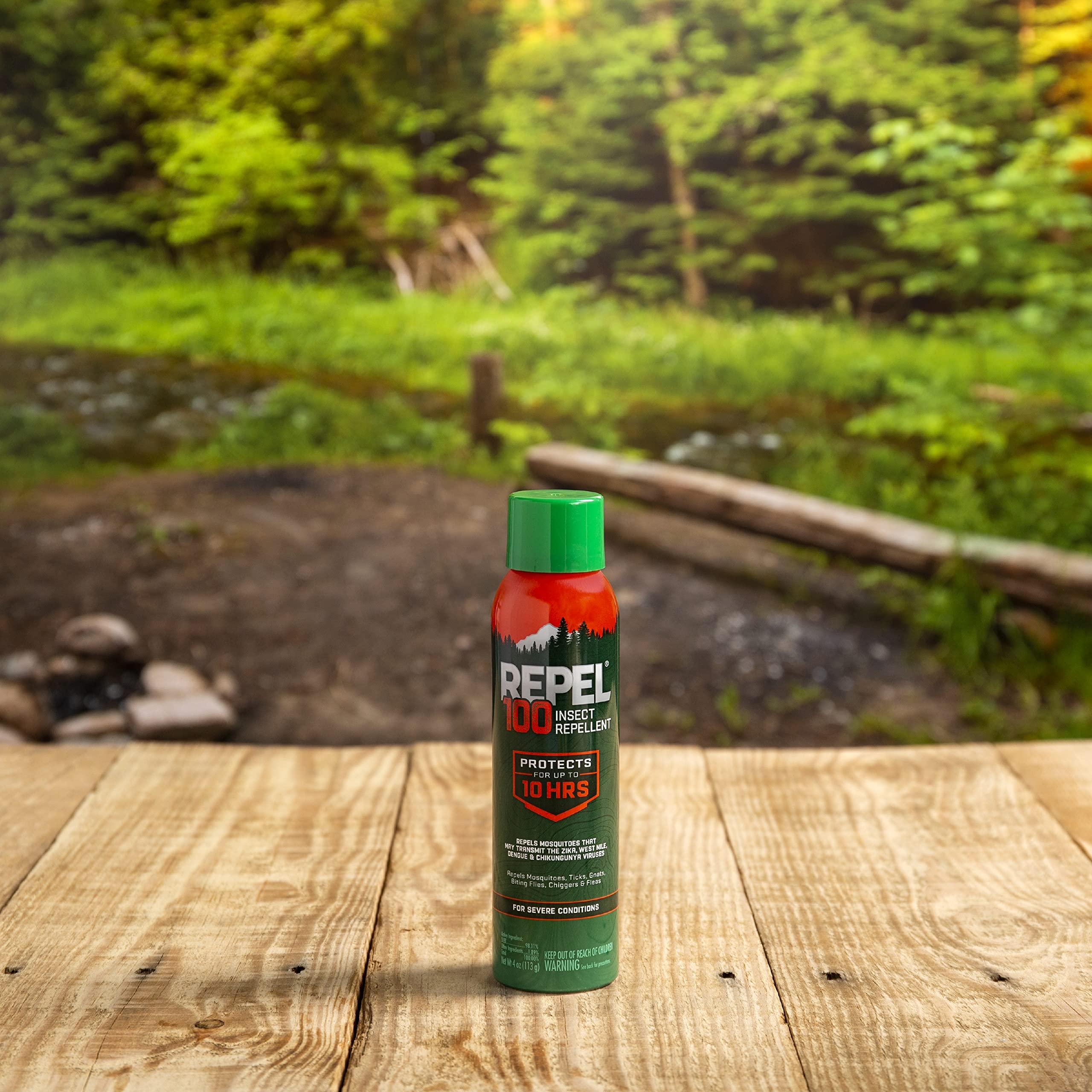 Repel 100 Insect Repellent for Severe Conditions, 98% DEET, 4-Ounces