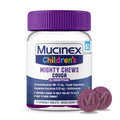 Mucinex Childrens Mighty Chews Nighttime Kids Cough Medicine, Easy to Dose Cough Suppressant with Dextromethorphan, Kids Travel