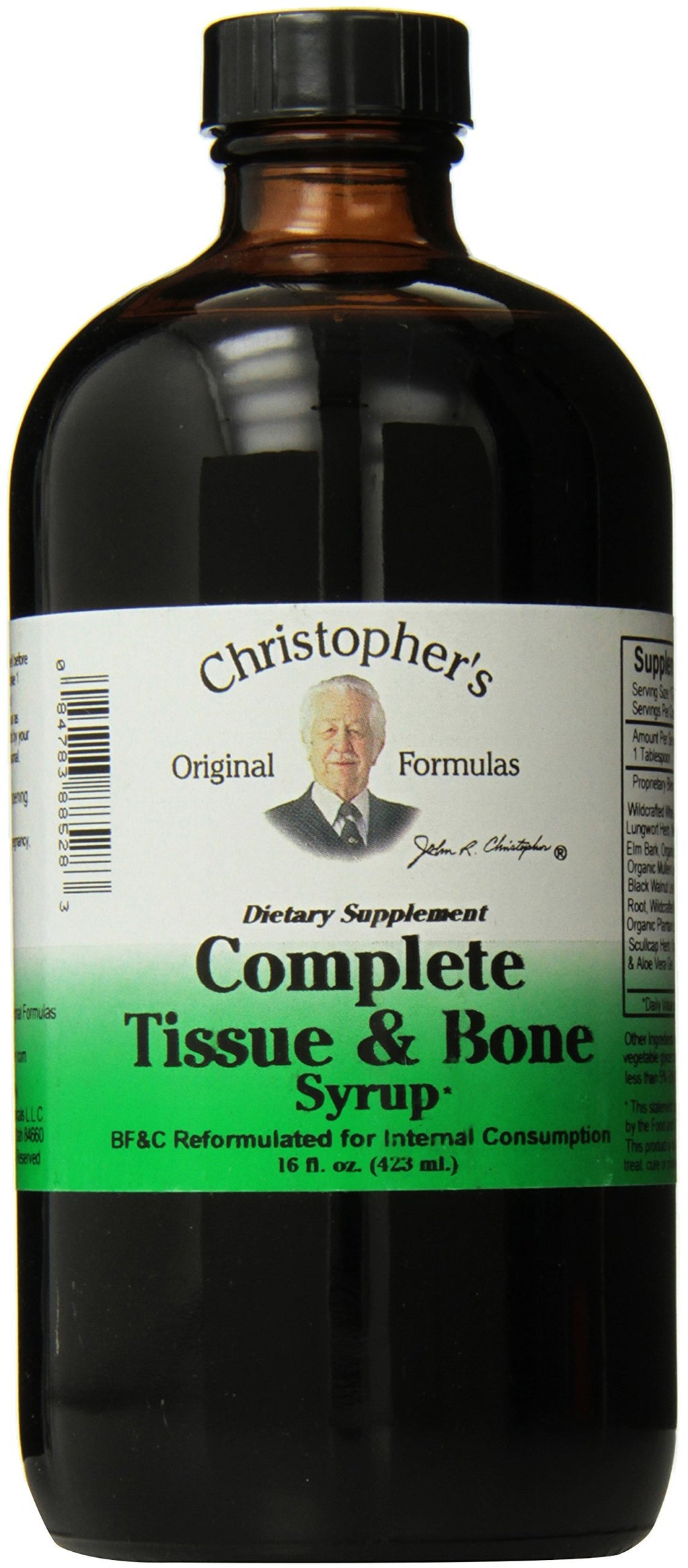 Dr Christophers Formula Complete Tissue and Bone Syrup, 16 Ounce