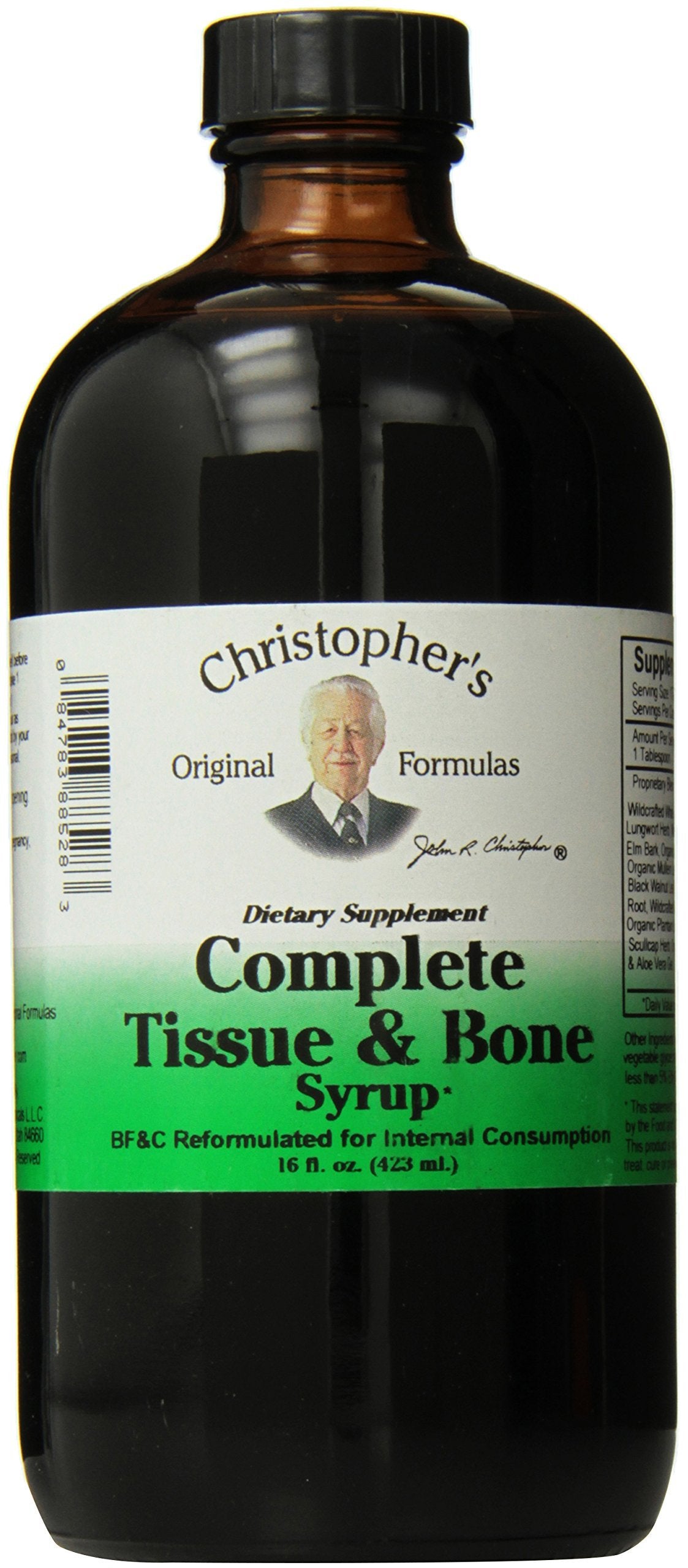 Dr Christophers Formula Complete Tissue and Bone Syrup, 16 Ounce