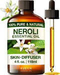 Kukka Neroli Essential Oil for Diffuser Skin - 4 Fl Oz - 100% Pure Natural Neroli Oil, Floral Scent, for Aromatherapy, Candle, B