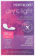 Natracare Dry and Light Individually Wrapped Pads, 20 Count