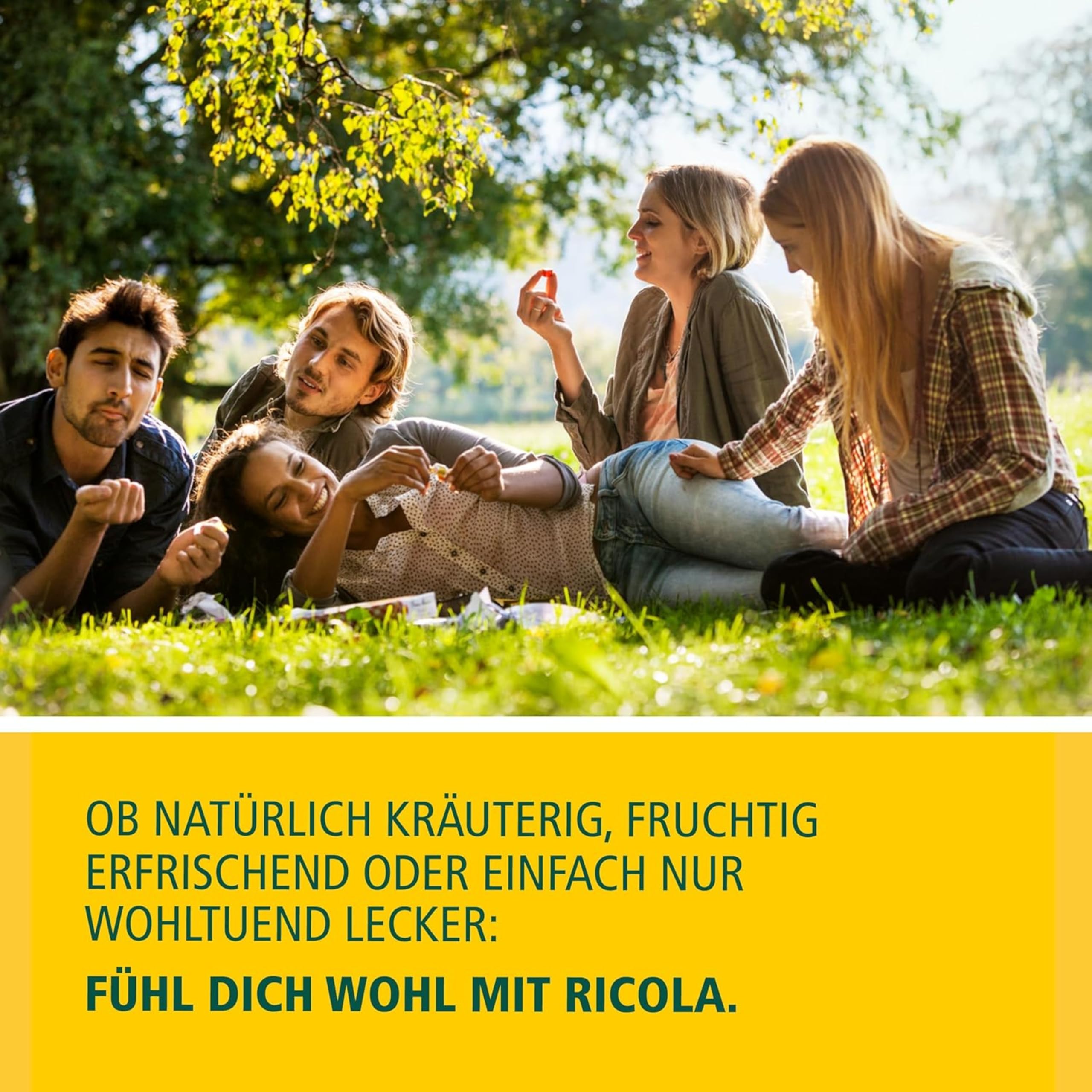 RICOLA m.Z. Kraeuter Bonbons, 250 g