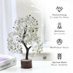 Jade Stone Bonsai Tree, Real Crystals and Healing Stones, Crystal Tree, Jade Tree Decor, Spiritual Gifts for Women, Stone Money