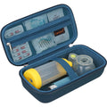 Canboc Carrying Case for Asthma Inhaler, Handheld Spacer for Adults and Kids, Masks, Hard Inhaler Box with Mesh Pocket fit Medic