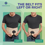 Movibrace Abdominal Ostomy Belt for Post-Operative Care after Colostomy or Ileostomy Surgery Unisex Abdomen (Medium, Beige)