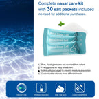 MAOEVER Neti Pot Sinus Rinse Squeeze Bottle Silicone Nose Wash Cleaner Pressure Rinse Nasal Irrigation for Adult & Kid 300 ML wi
