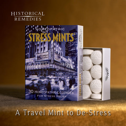 Historical Remedies Stress Mints (6 Pack) | Homeopathic Lozenges to Aid Stress & Digestion, Organic Peppermint Flavor, Vegan & G