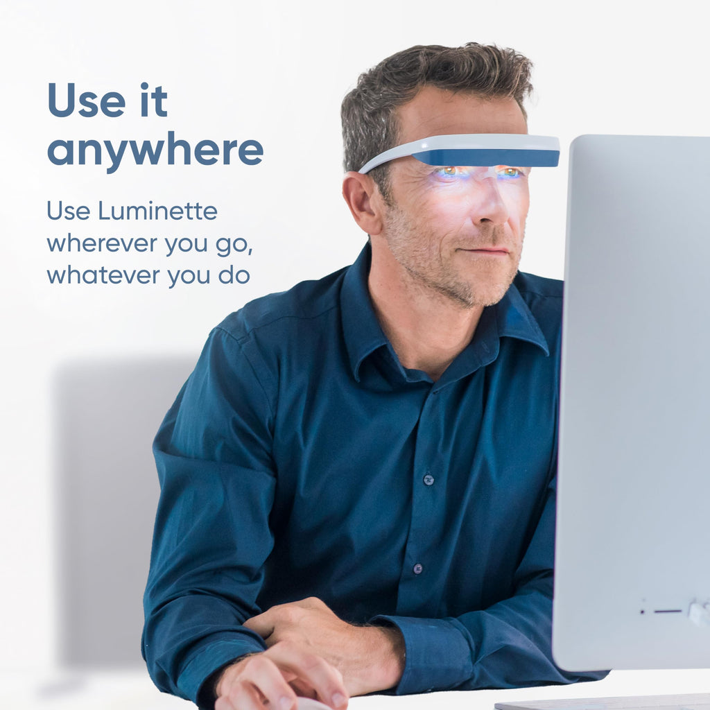 Luminette 3 Light Therapy Glasses - Wearable Light Therapy Lamp - Natural Relief for Sleep Problems, Seasonal Mood Disorders & J