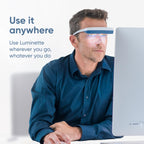 Luminette 3 Light Therapy Glasses - Wearable Light Therapy Lamp - Natural Relief for Sleep Problems, Seasonal Mood Disorders & J