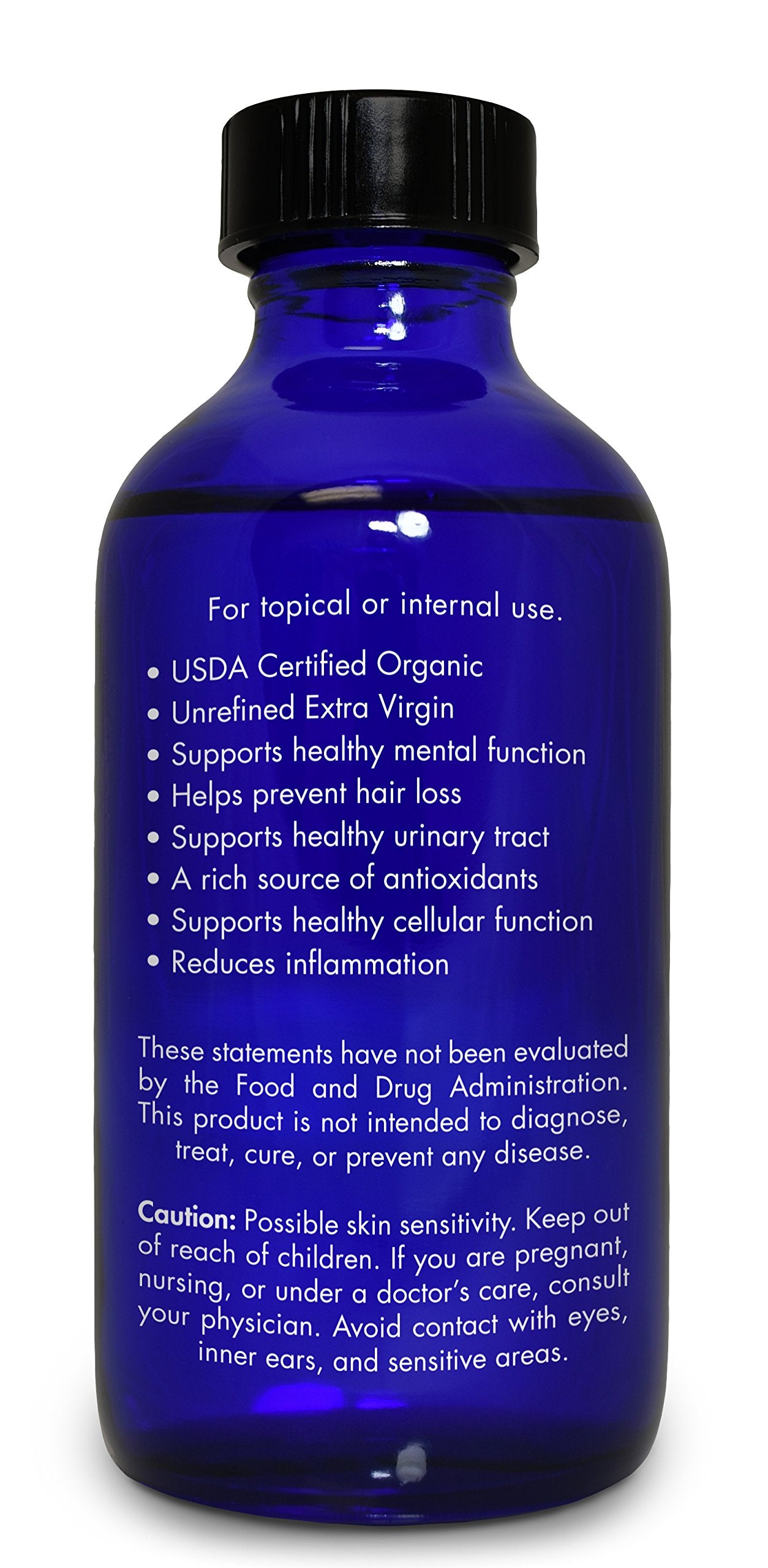 Zongle Therapeutics Organic, Pumpkin Seed Oil, Supplement, for Hair Growth - 100% Pure, Pumpkin Seed Oil, Cold Pressed, 4 OZ